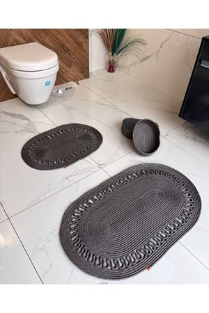 40x60-60x100 Iki Paspas 2sepet Banyo Takımı Hediyelik Çeyizlik
