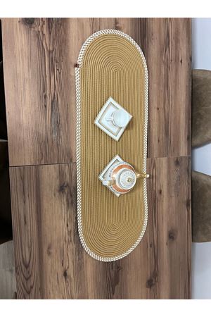 35x100 Bir Adet Jüt, Ameriken Servis, Masa Örtüsü, Supla Hediyelik,çeyizlik Sunum