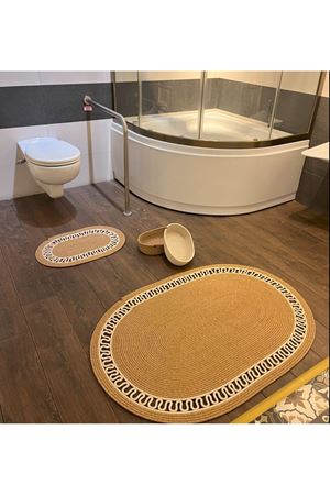 jüt Hasır banyo takımı, düzenleyici sepet, jüt paspas, jüt kilim, çeyizlik. Hediyelik…