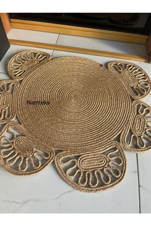Jüt ,Hasır, Kapı Önü Paspası ,hediyelik ,çeyizlik ,modern, dekoratif