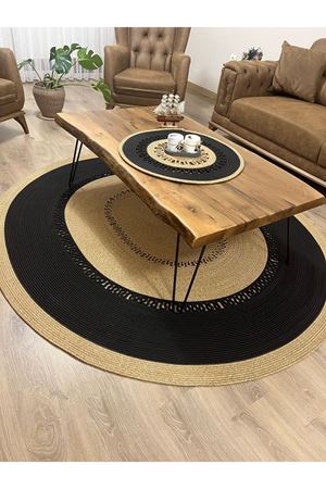 Jüt Hasır Kapı Önü Banyo Mutfak Salon Oturma Odası Paspası Modern Kilim Hediyelik