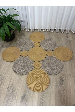 jüt hasır hediyeli çeyizlik salon oturma odası salon mutfak banyo kilim 1006 manise