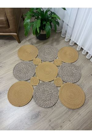 jüt hasır hediyeli çeyizlik salon oturma odası salon mutfak banyo kilim 1006 manise