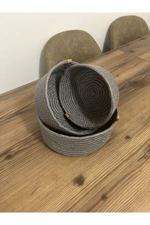 jüt düzenleyici. Mutfak sepeti, banyo sepeti, masa üstü sepet, çok maksatlı sepet, hediyelik eşya