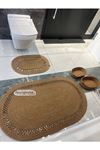 60x100 cm, 40x60 cm paspas ,4 lü banyo takımı. hediyelik, çeyizlik ,bohem, dekoratif ,organize
