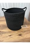 30cm-30cm çok amaçlı saplı orta boy sepet hediyelik çeyizlik organize