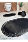 40x60-60x100 Iki Paspas 2sepetli Banyo Takımı Hediyelik Çeyizlik Jüt